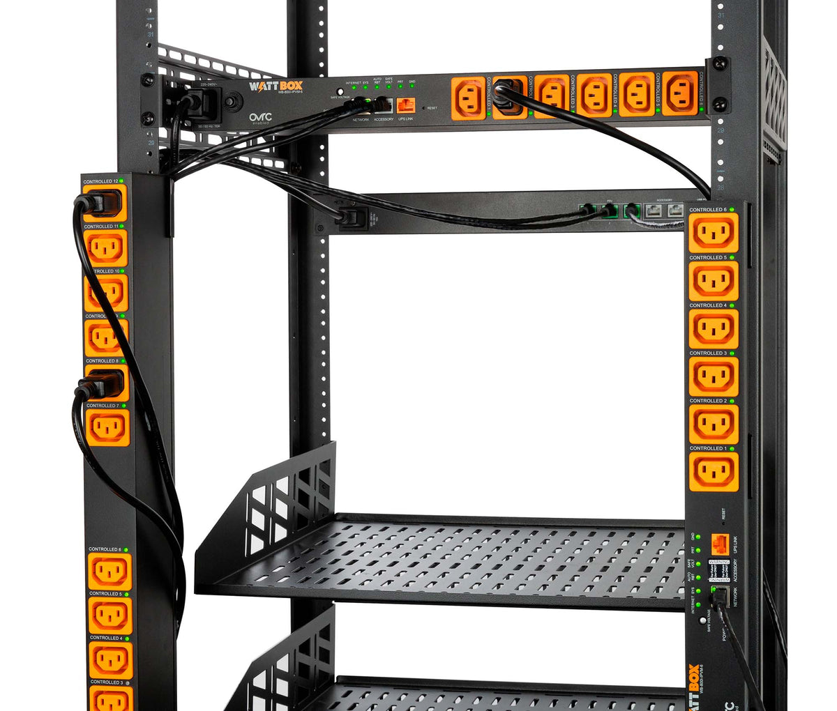 WattBox® IP Vertical Power Strip & Conditioner | 12 Individually Controlled & Metered Outlets WB - 800IVPS - IPVM - 12 - LINKO SMART TECHNOLOGY LIMITED