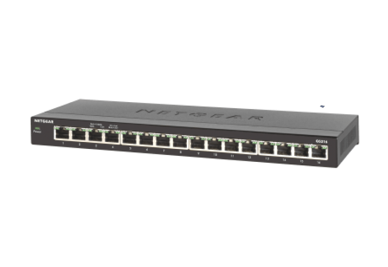 16 port Desktop Gigabit Unmanaged Switch, external power adapter, Fanless - LINKO SMART TECHNOLOGY LIMITED