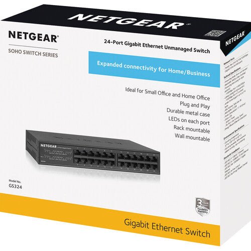 24 port Gigabit Unmanaged Switch (with Rack mount kit) - LINKO SMART TECHNOLOGY LIMITED