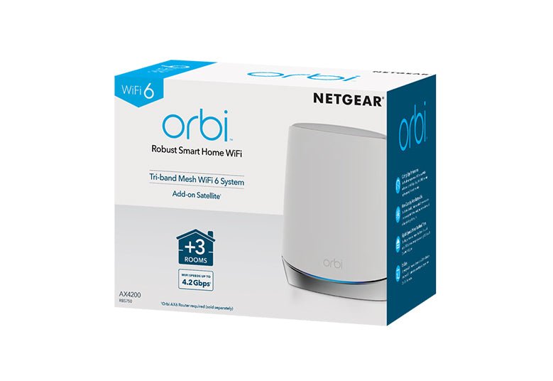 Orbi WiFi 6 AX4200 Mesh WiFi Satellite - LINKO SMART TECHNOLOGY LIMITED