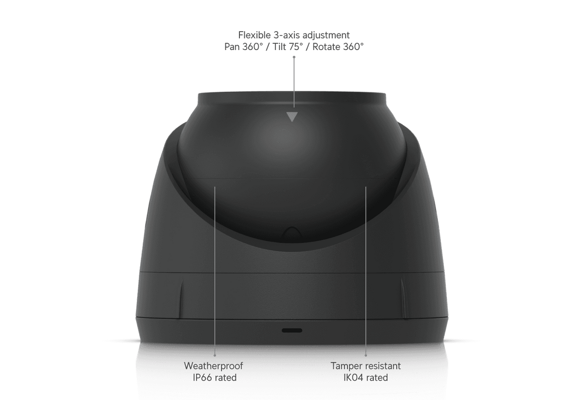 Ubiquiti UniFi Camera G5 Turret Ultra UVC-G5-Turret-Ultra 2K PoE Security Camera