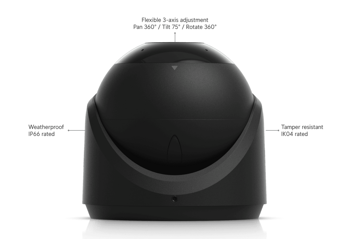 Ubiquiti UniFi Camera G6 Turret 4K PoE Security Camera