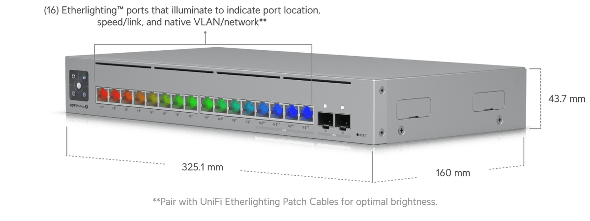 Ubiquiti Switch Pro Max 16 PoE USW-Pro-Max-16-PoE