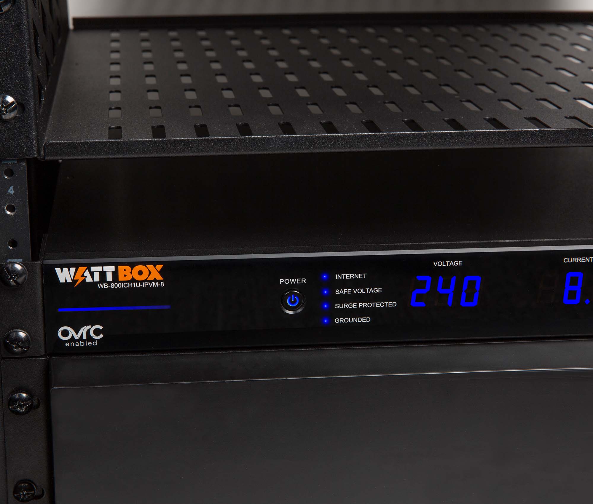 WattBox® 1U Integrated Faceplate IP Power Conditioner | 8 Individually Metered & Controlled Outlets WB - 800ICH1U - IPVM - 8 - LINKO SMART TECHNOLOGY LIMITED