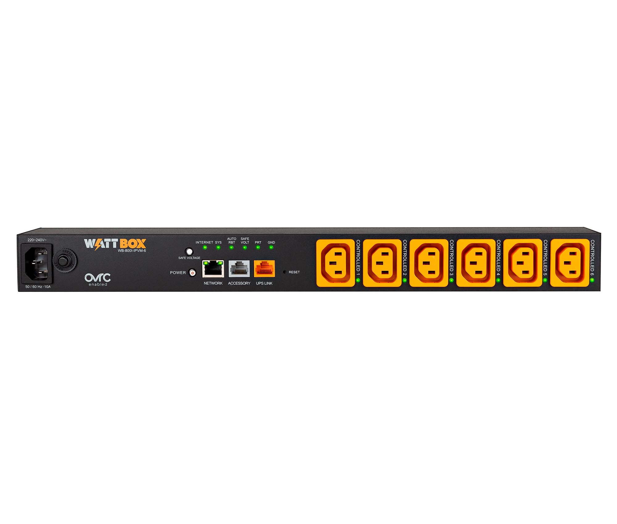 WattBox® 800I Series IP Surge Protector | 6 Individually Controlled & Metered Outlets WB - 800I - IPVM - 6 - LINKO SMART TECHNOLOGY LIMITED
