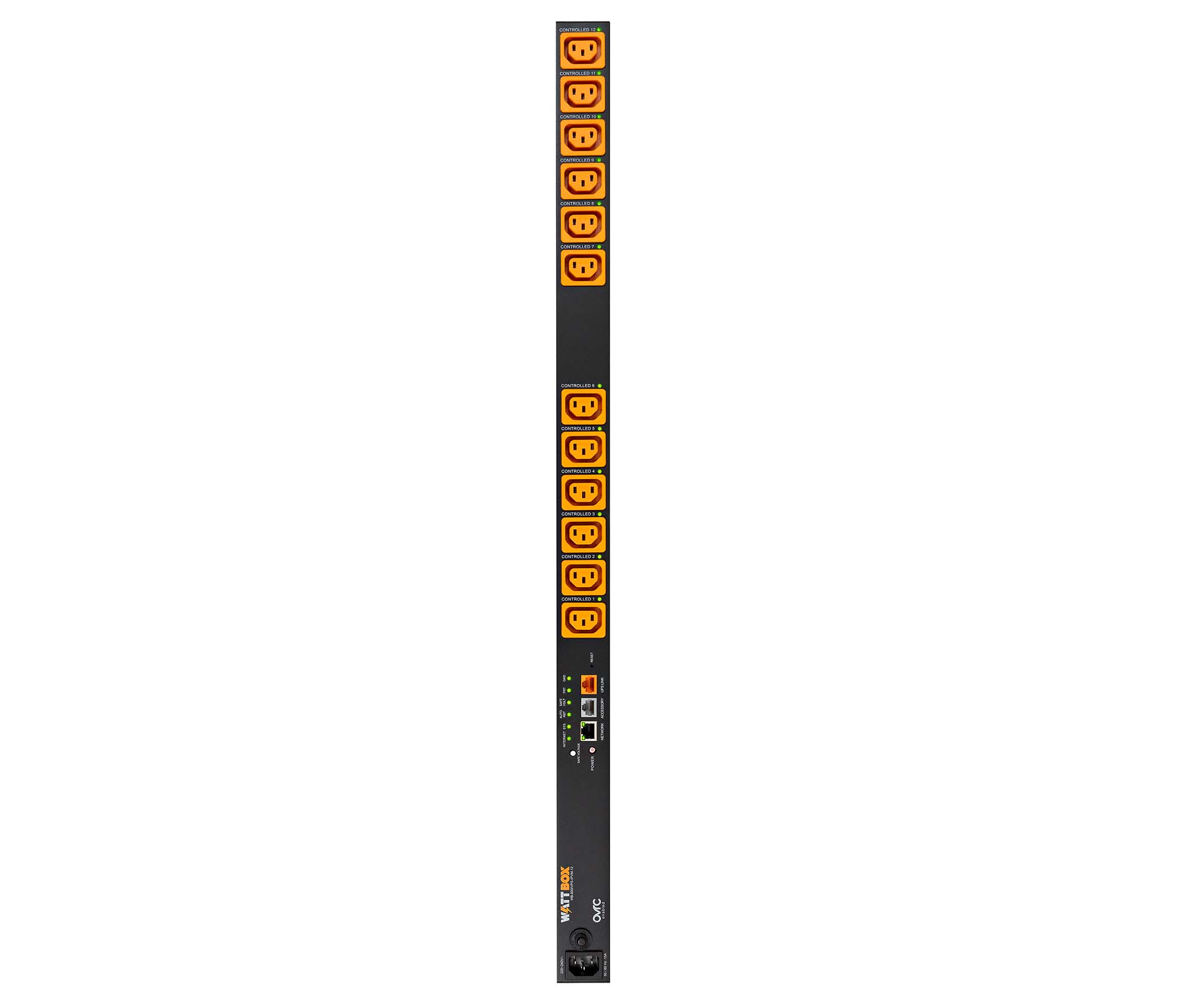 WattBox® IP Vertical Power Strip & Conditioner | 12 Individually Controlled & Metered Outlets WB - 800IVPS - IPVM - 12 - LINKO SMART TECHNOLOGY LIMITED