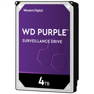 WD Purple Edition Surveillance HDD, 6Gbps, 64MB cache, 4TB - LINKO SMART TECHNOLOGY LIMITED